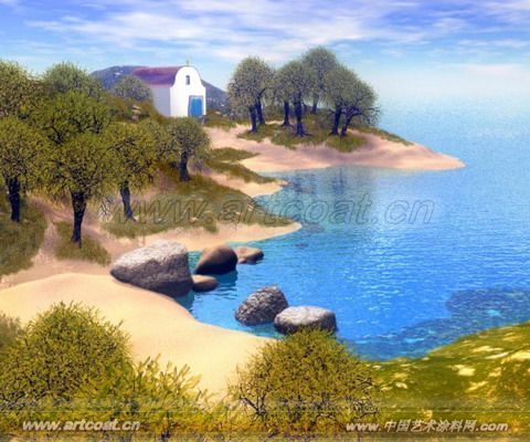 风景荧光壁画BH_FJ039
