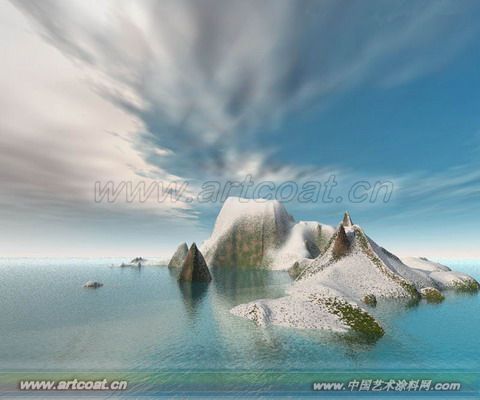 风景荧光壁画BH_FJ054
