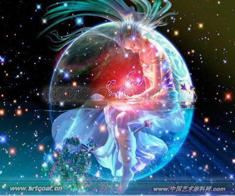 梦幻天使壁画BH_TS023
