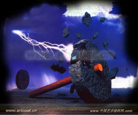 科幻世界壁画BH_KH021