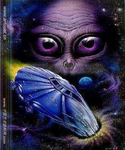 科幻世界壁画BH_KH035