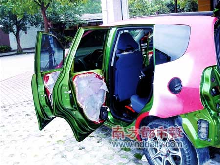 相同喷漆用在不同部位,效果也不一样