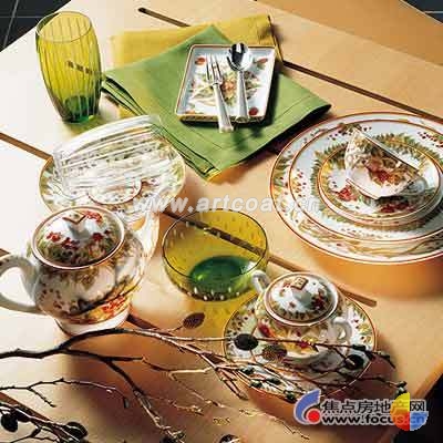 时尚餐具 装点情调厨房来次完美约会吧