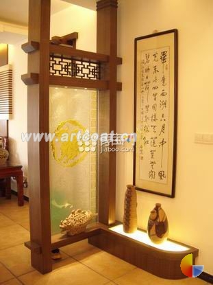 让开门第一道风景精彩无限 多款玄关设计案例[组图]
