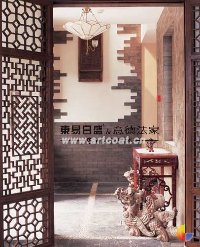 22万打造380平奢华别墅 简约中的中式之魅(组图)