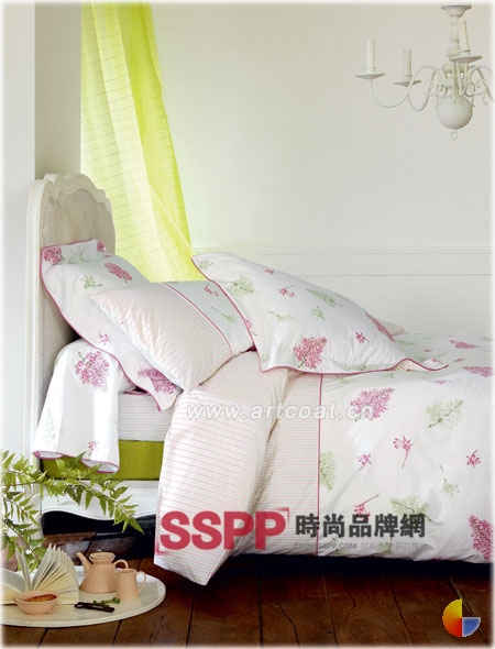 来自法国的清新淡雅 Jardin Secret床品
