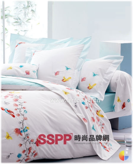来自法国的清新淡雅 Jardin Secret床品