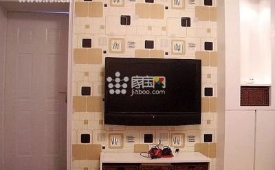 混搭田园风小户型电视墙 清新无限[组图]