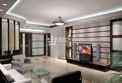欧式电视背景墙装修 80后人装修新概念[组图]