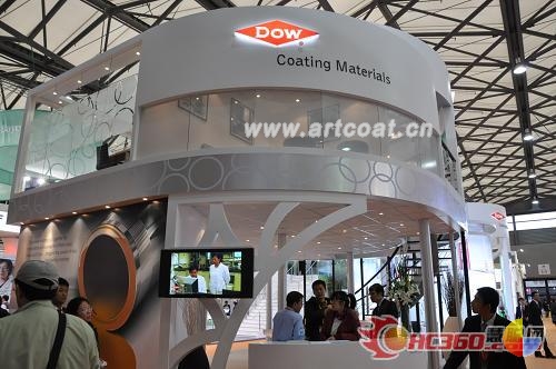 陶氏涂料材料业务在CHINACOAT2009上的展台