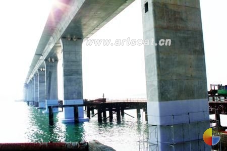平潭：海峡大桥穿上“防腐外套” 景观大道土建结束(图)