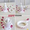 清婉惬意的印花餐具