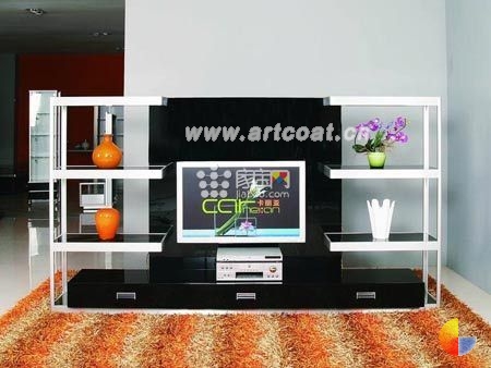 品客厅装修 经典简约电视背景墙效果图[组图]