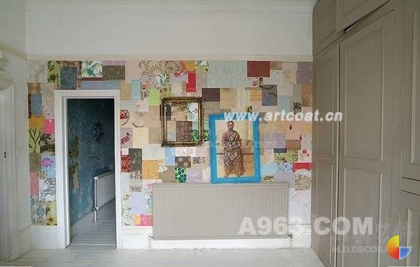 一组色彩艳丽的混搭风格室内设计