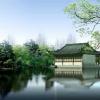 古典园林建筑效果图